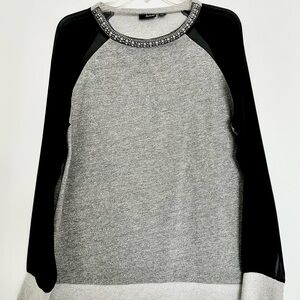 Ana Gray and Black Sweater